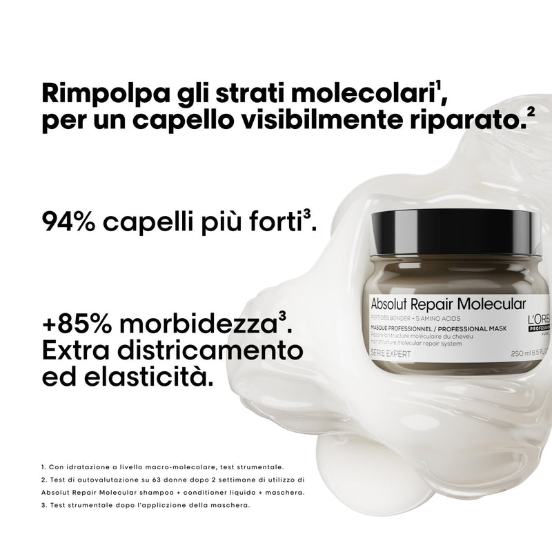 L'Oréal Professionnel Absolut Repair Molecular Maschera Riparatrice 250ml