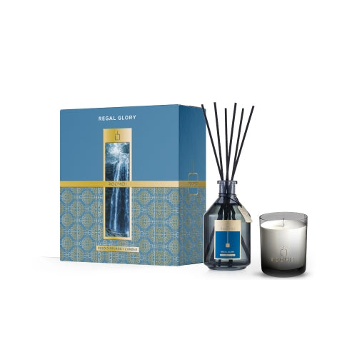 Roomoi Regal Glory Profumo Ambiente 500ml + Candela Cofanetto Regalo