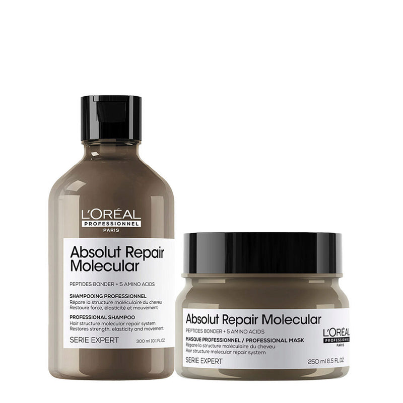 L'Oreal Professionnel Paris Serie Expert Absolut Repair Molecular Shampoo 300ml + Maschera 250ml