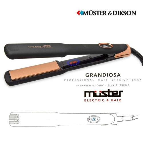 Muster&Dikson Grandiosa Infrared & Ionic Piastra Professionale